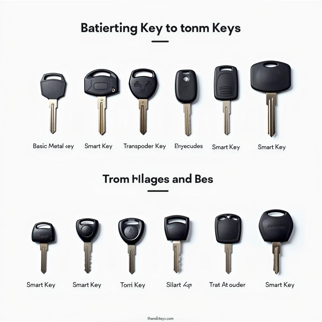 Different Types of Car Keys