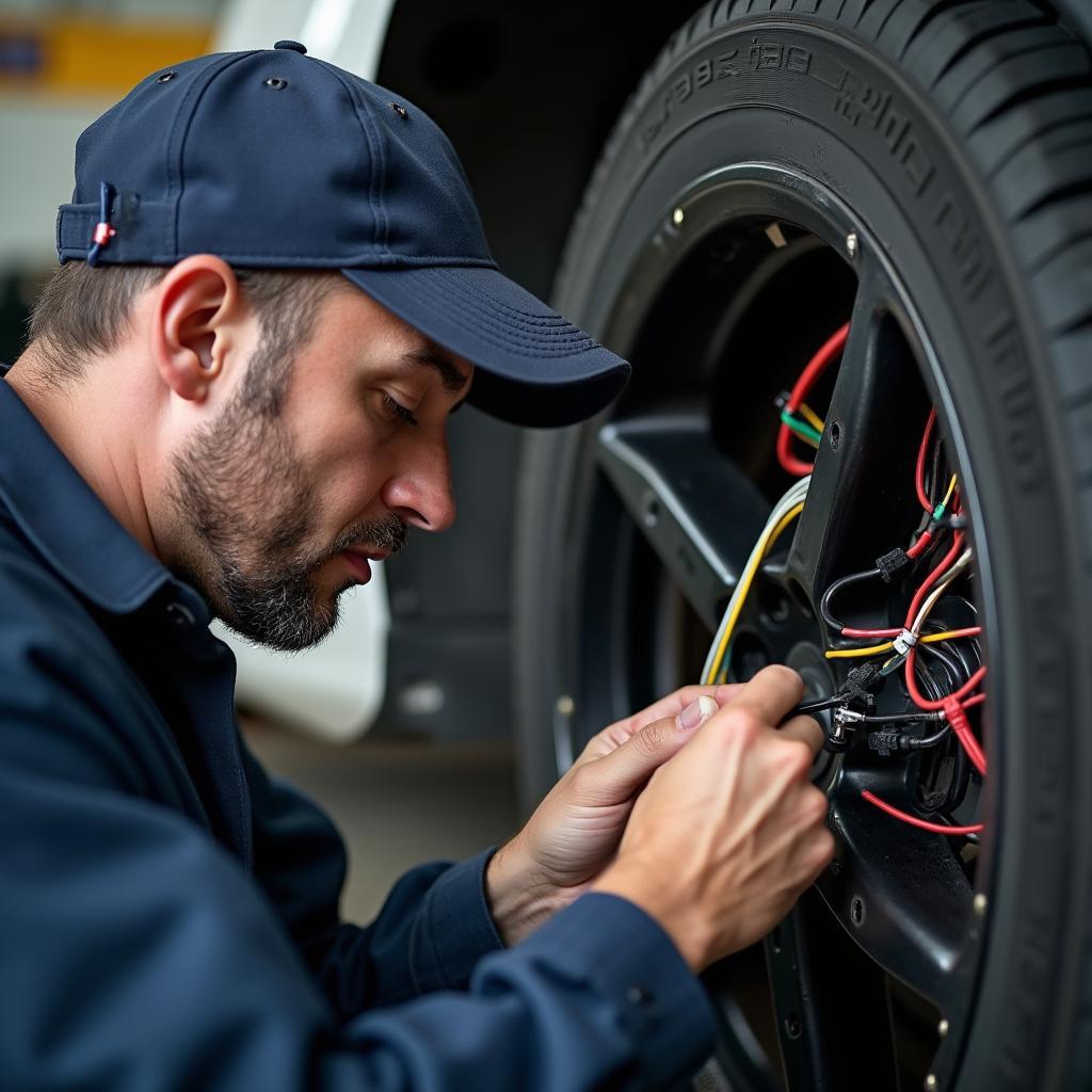 Dix Hills Mechanic Repairing Car Wiring