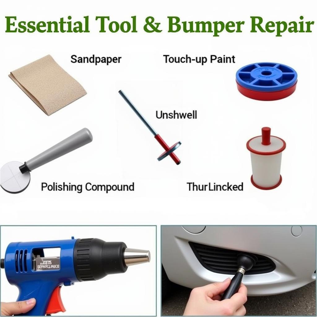 DIY Bumper Repair Tools and Materials