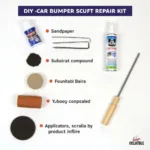 DIY Car Bumper Scuff Repair Kit