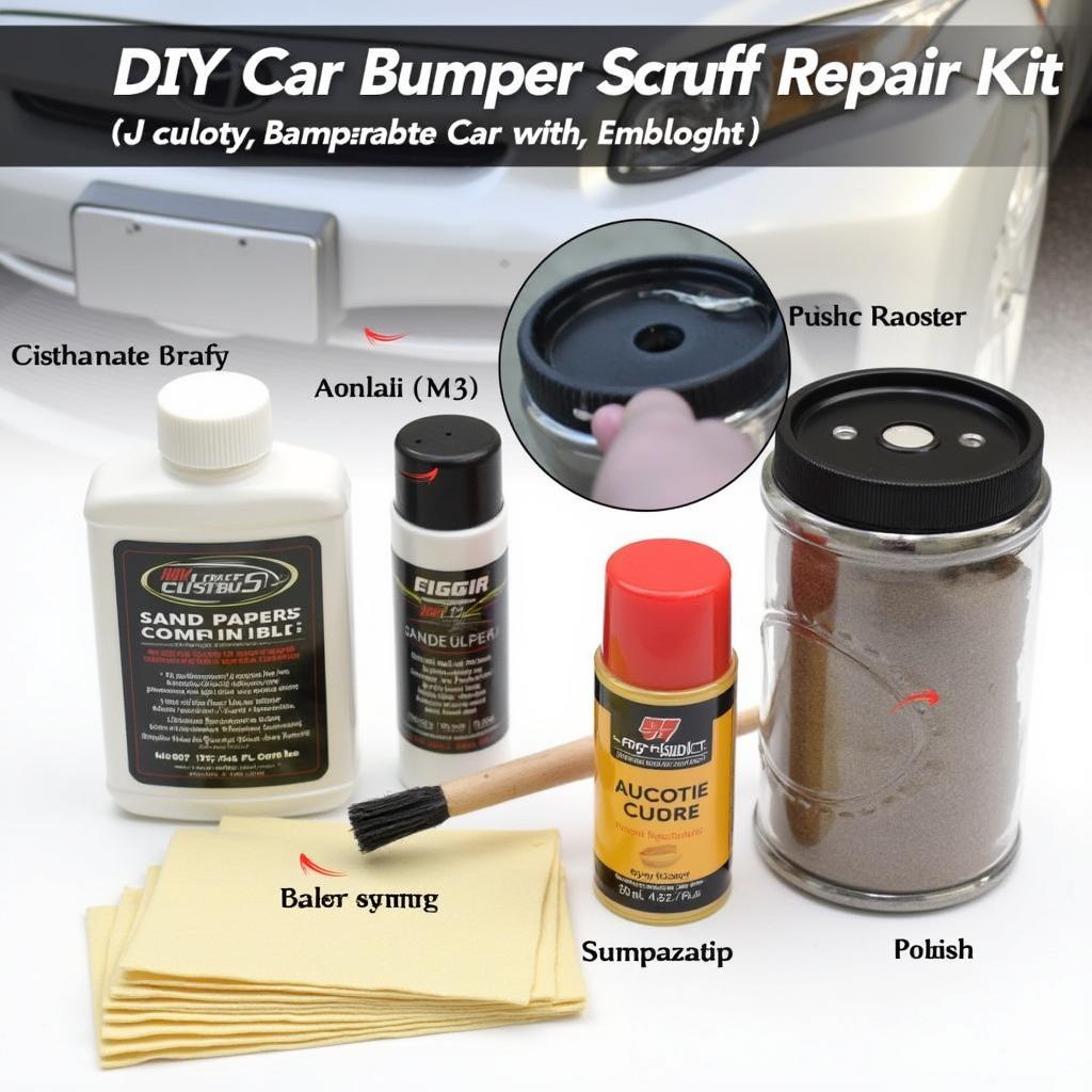 DIY Car Bumper Scuff Repair Kit