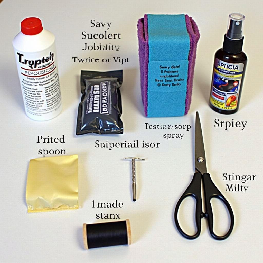 DIY Car Fabric Seat Repair Tools