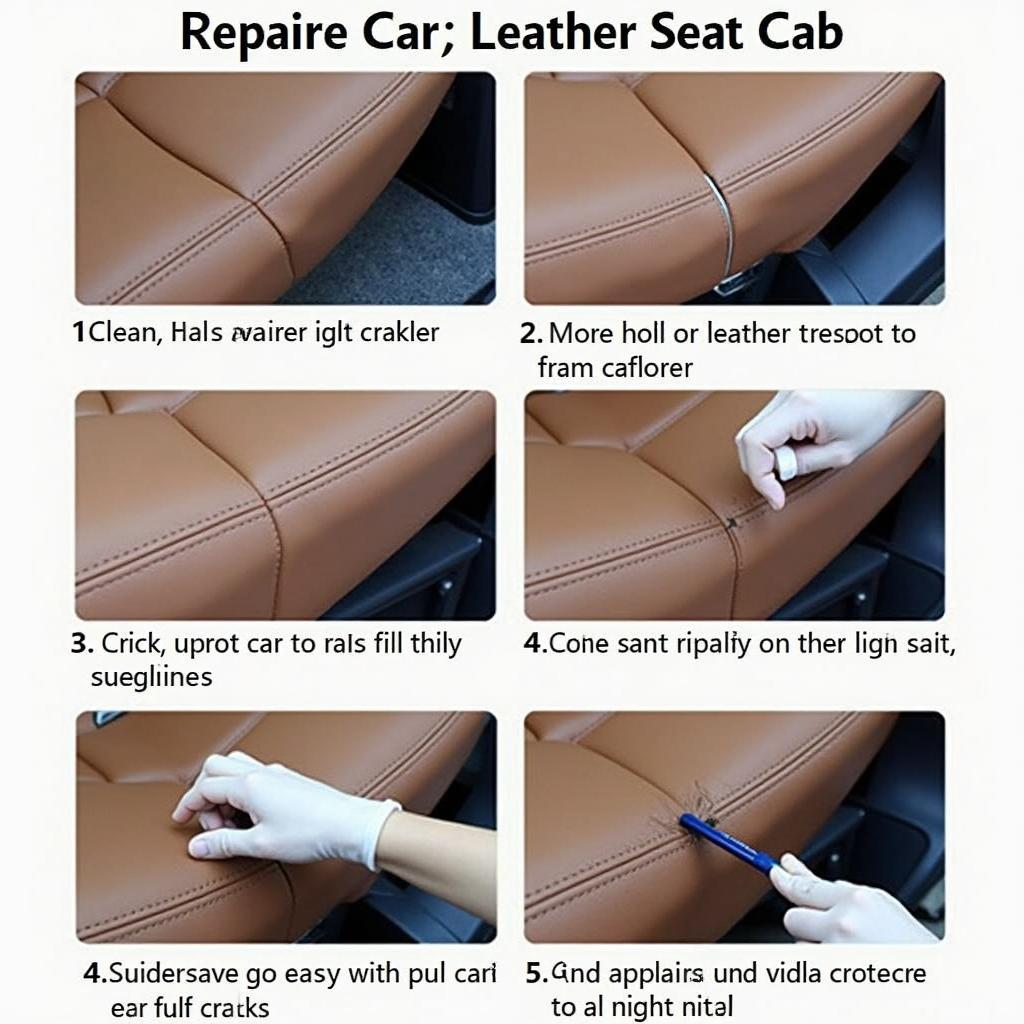 DIY Car Leather Seat Repair