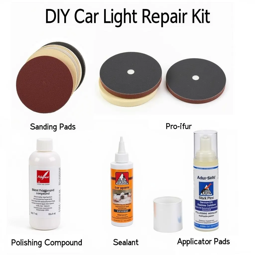 DIY Car Light Lens Repair Kit