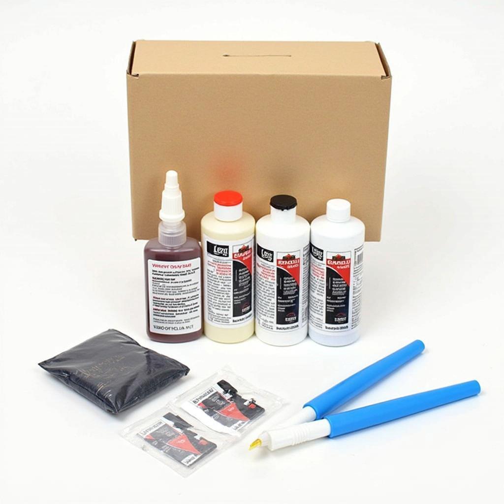 DIY car paint chip repair kit