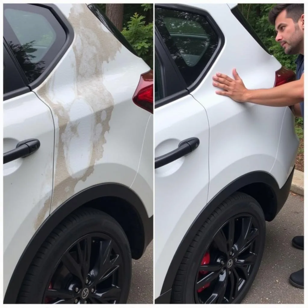 DIY Car Paint Repair vs. Professional