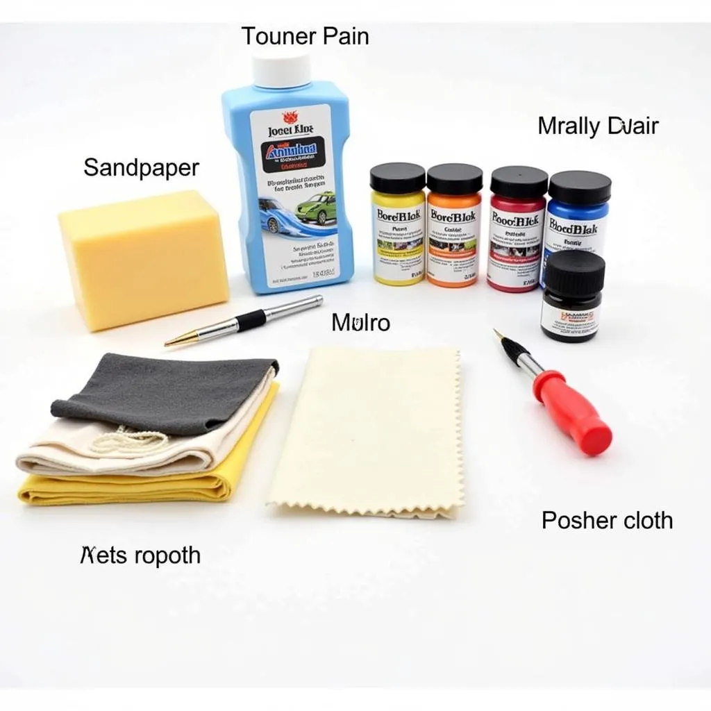 DIY car scratch repair kit