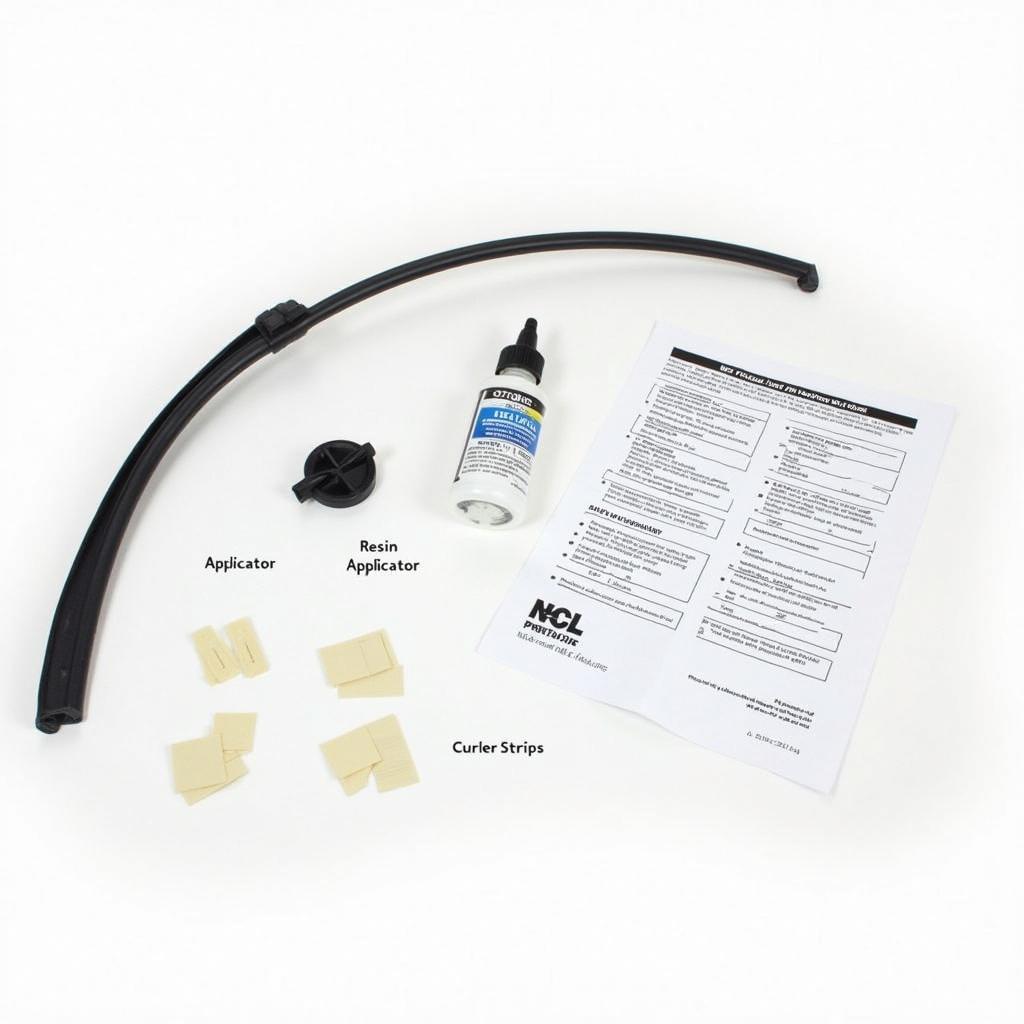 DIY Car Window Chip Repair Kit Contents