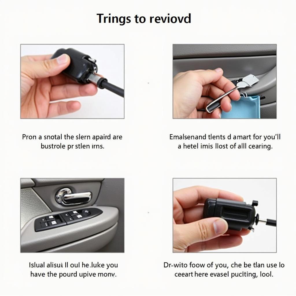 How to Clean a Car Window Switch