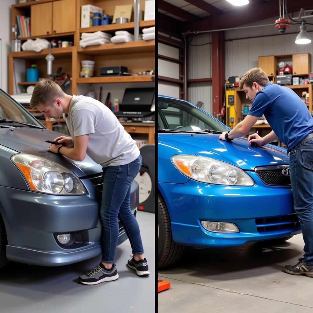 DIY vs. Professional Car Bumper Repairs in Trafford