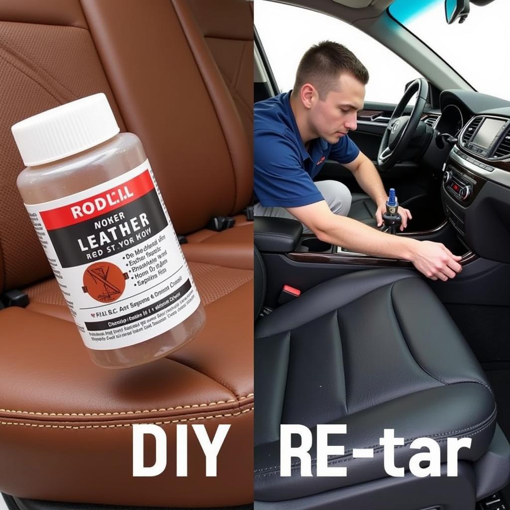 DIY vs. Professional Car Leather Seat Repair in Mansfield