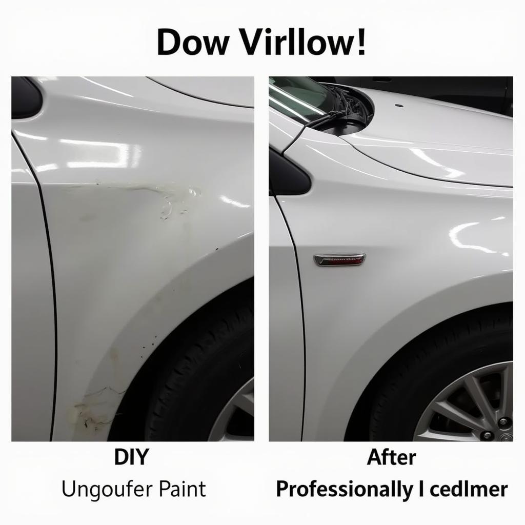 DIY vs. Professional Car Paint Repair in Tunbridge Wells