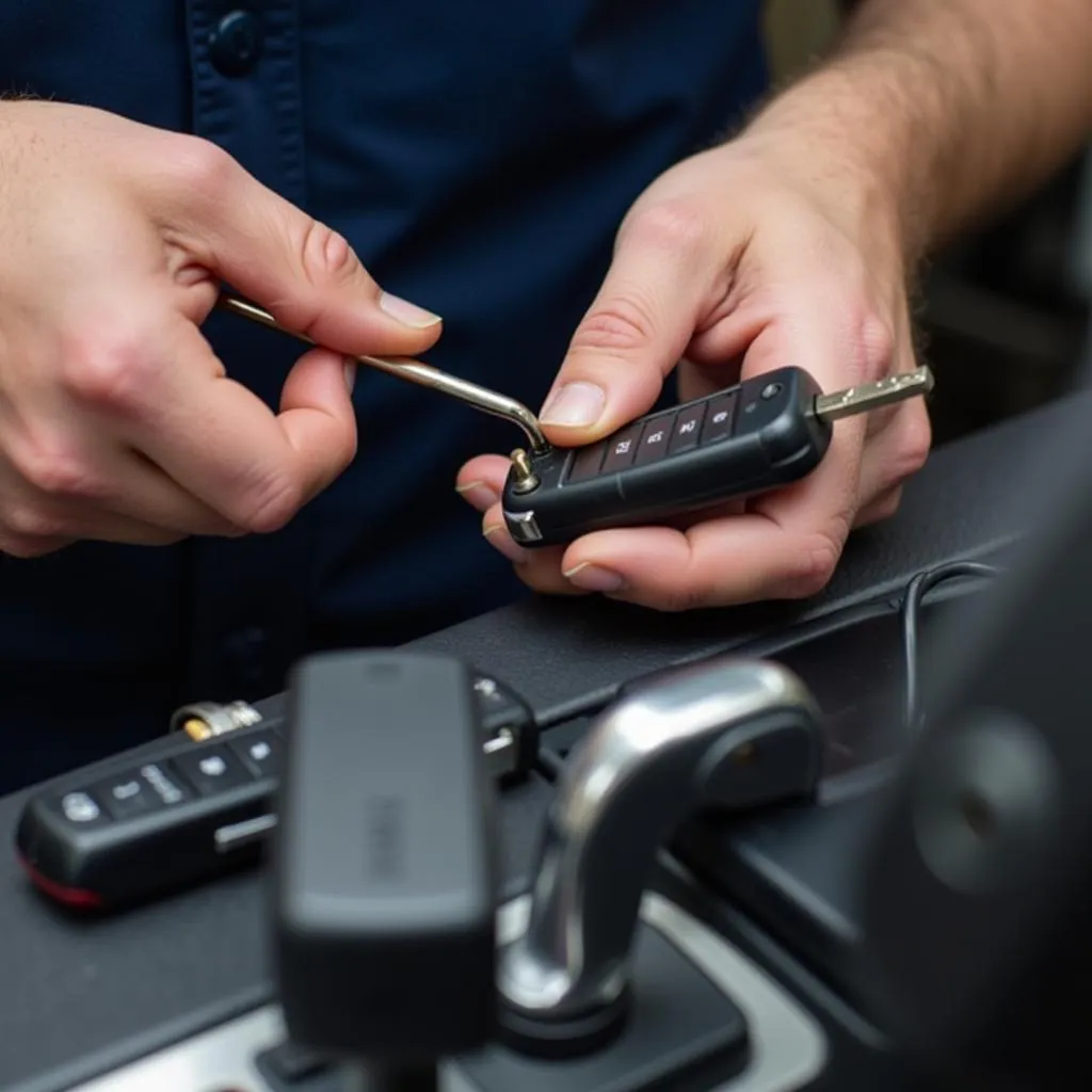  Auto Locksmith Repairing Car Key in Doncaster 