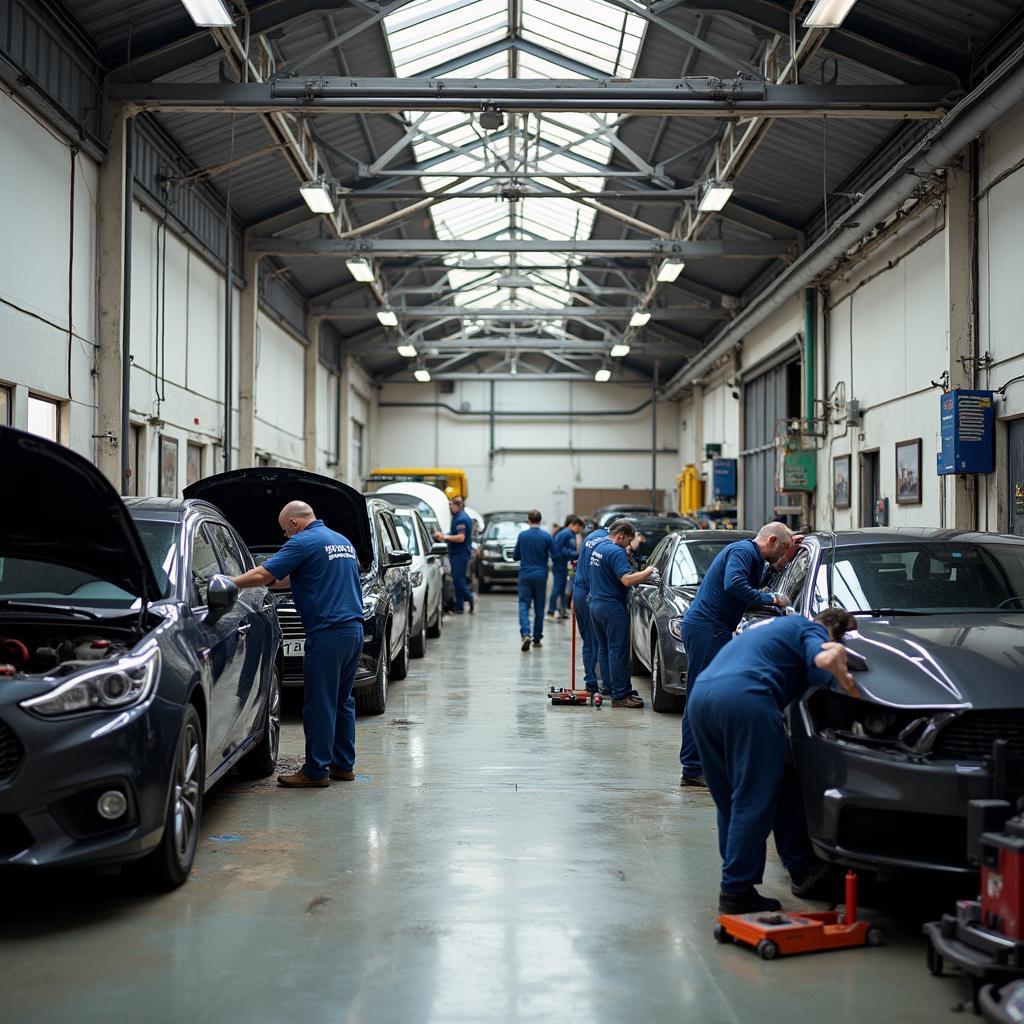 Car body repair shop in East Lincs