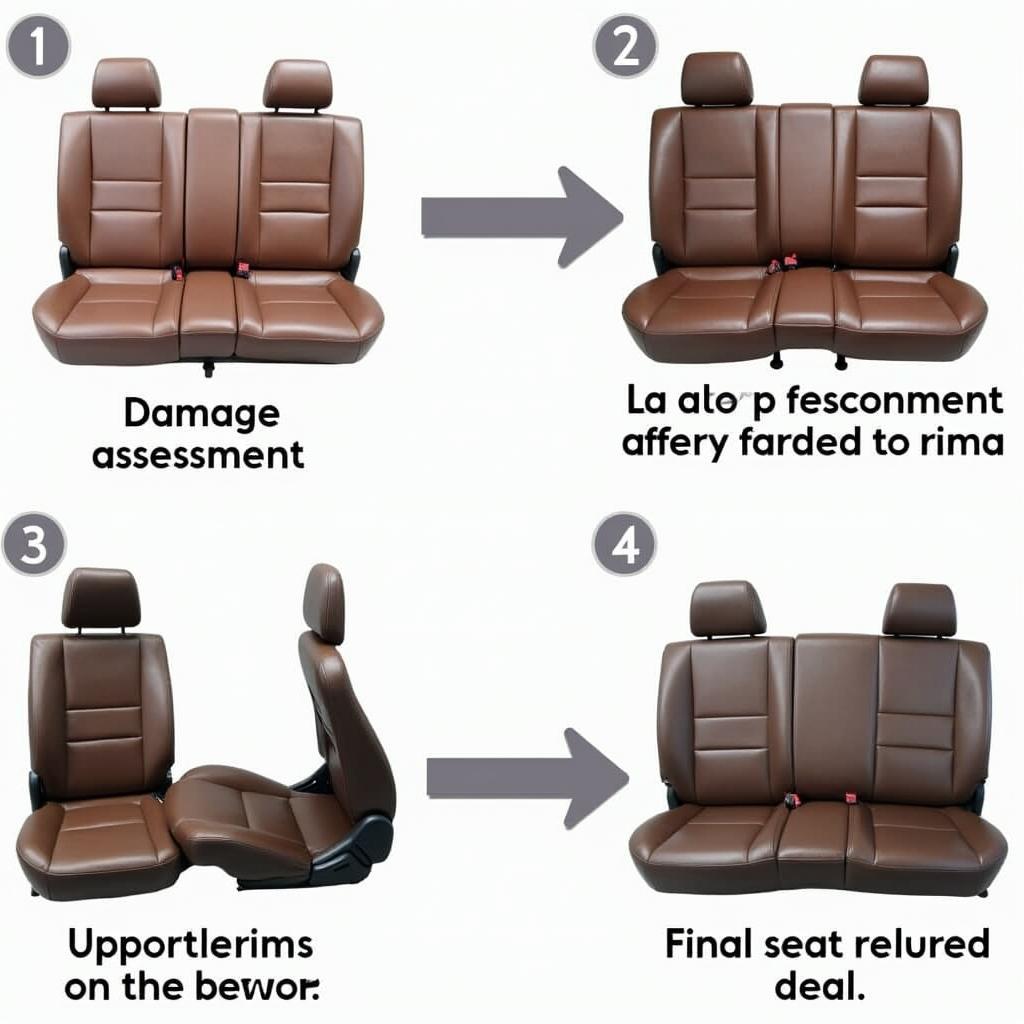 Car Leather Seat Repair Process in Eastbourne