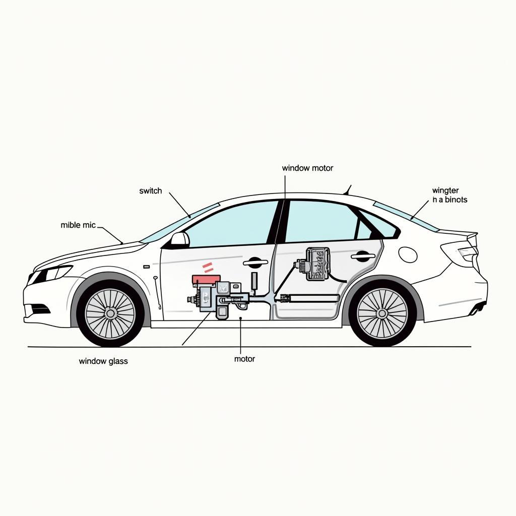 Car Electric Window System Components