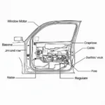 Electric Car Window Mechanism Diagram