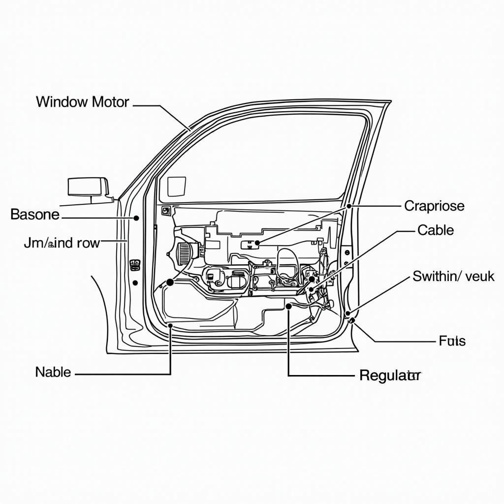 Electric Car Window Mechanism Diagram