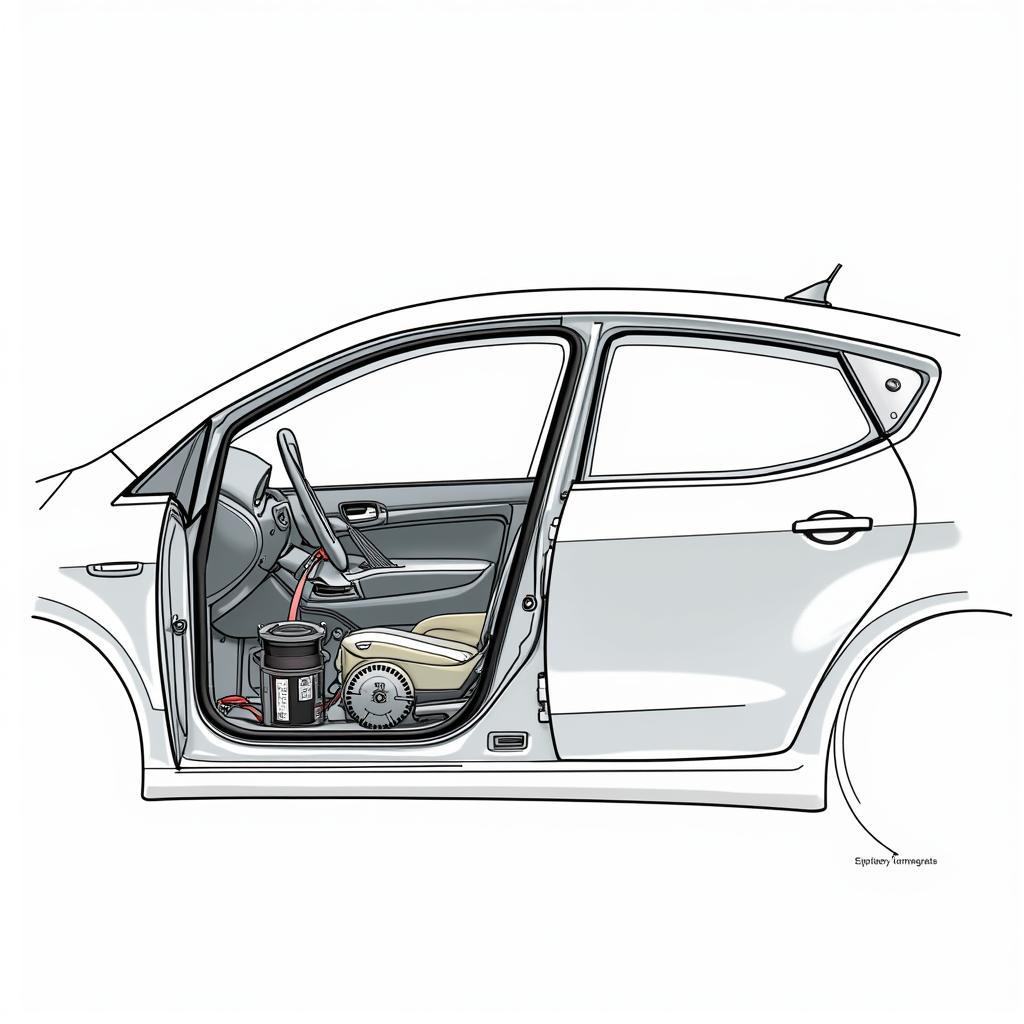 Electric Car Window Mechanism