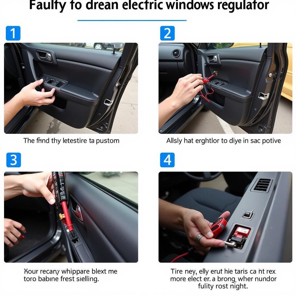 Diagnosing a Faulty Electric Car Window Regulator