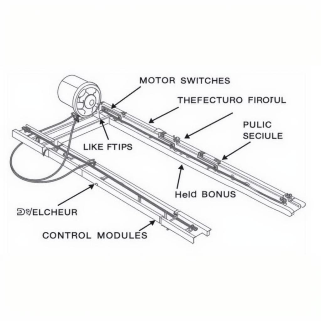 Electric Sunroof Components Diagram