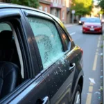 Emergency Car Window Shattered