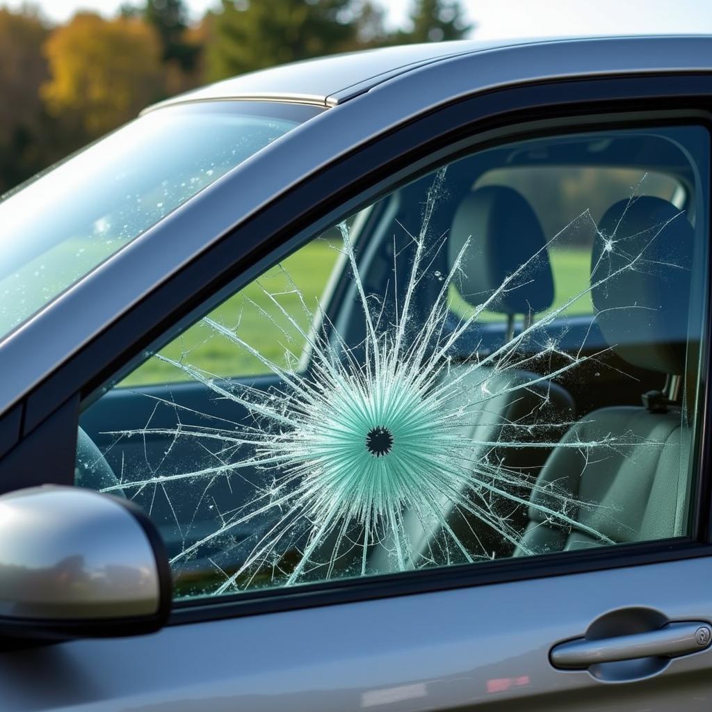 Shattered Car Window in Perth