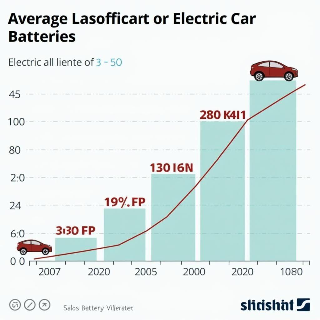 Graph showcasing the lifespan of EV batteries