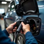 Electric car charger repair in Winnetka