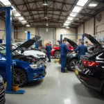 Car body repair shop in Eynsham