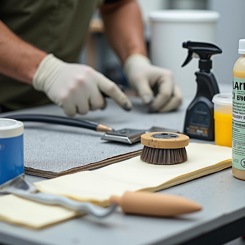 Essential tools for fibreglass car body repair