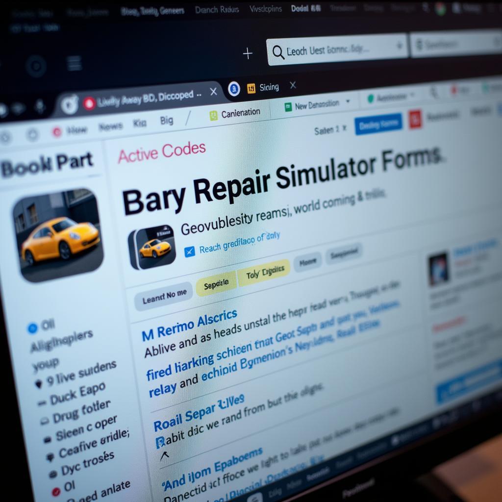 Gamer Finding Repair Car Simulator Codes