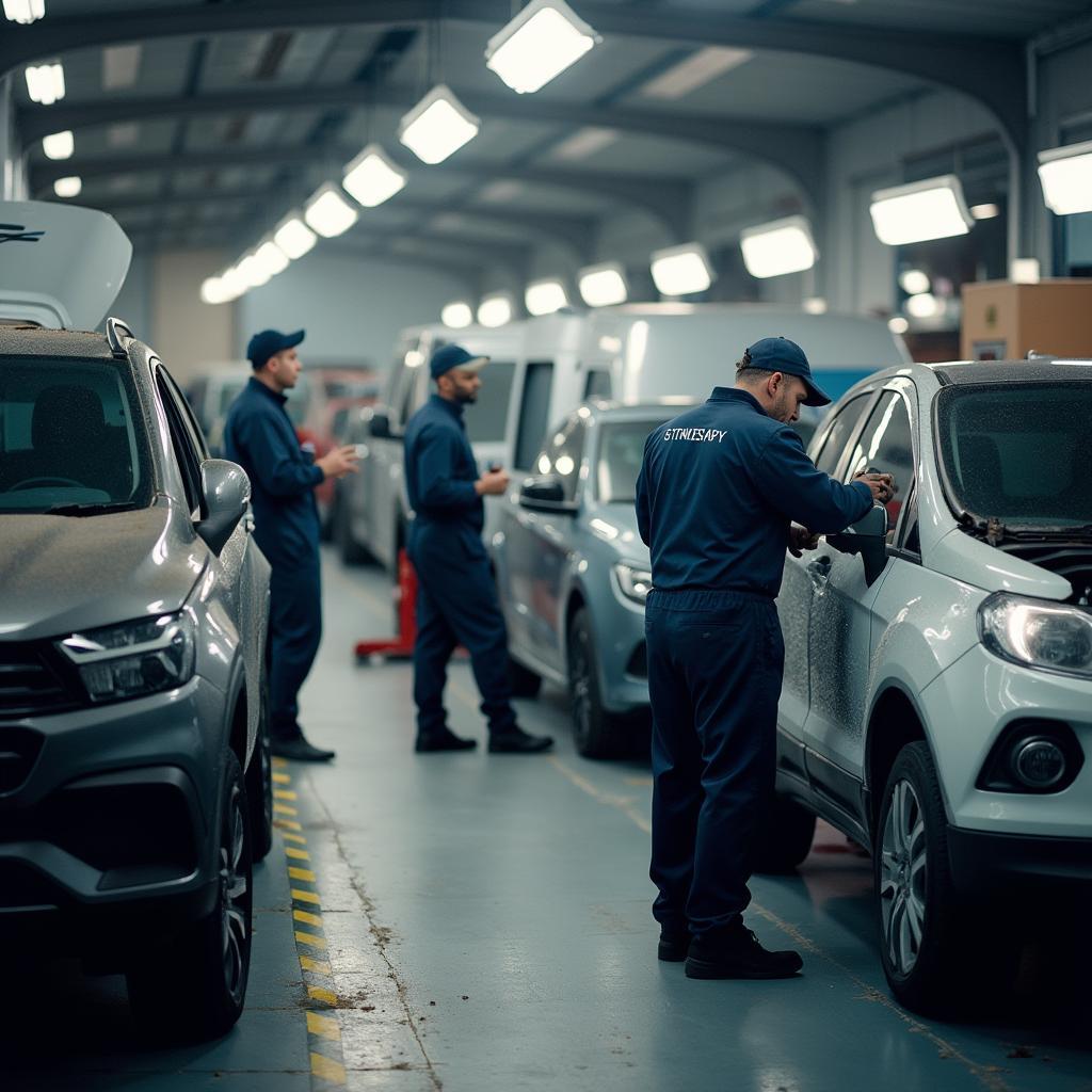 Car body repair shop in Gloucestershire