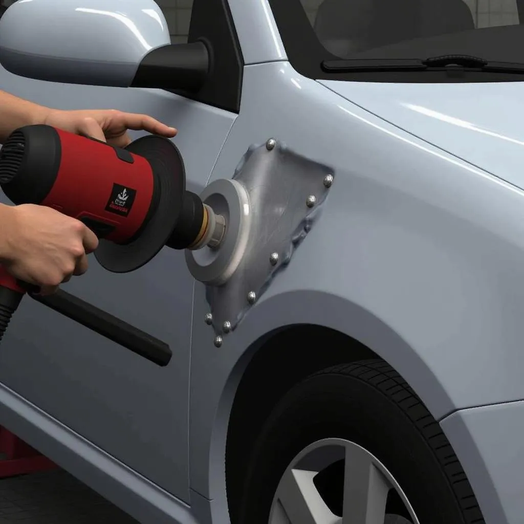 Car Mechanic Simulator 2015 - Using the Grinder for Bodywork