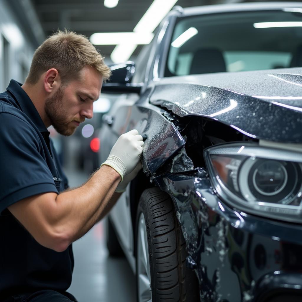 Car Body Repair Process in Guildford