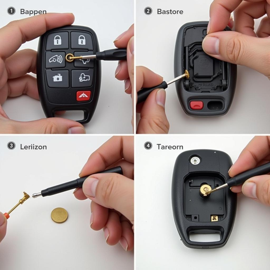 Replacing the Battery in a Honda Pilot Key Fob