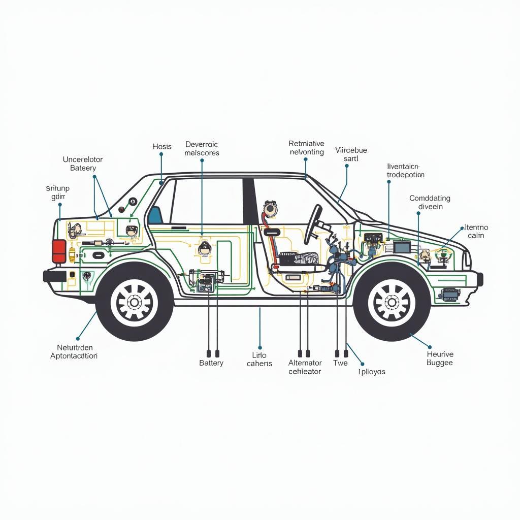 Modern Car Electrical System Diagram