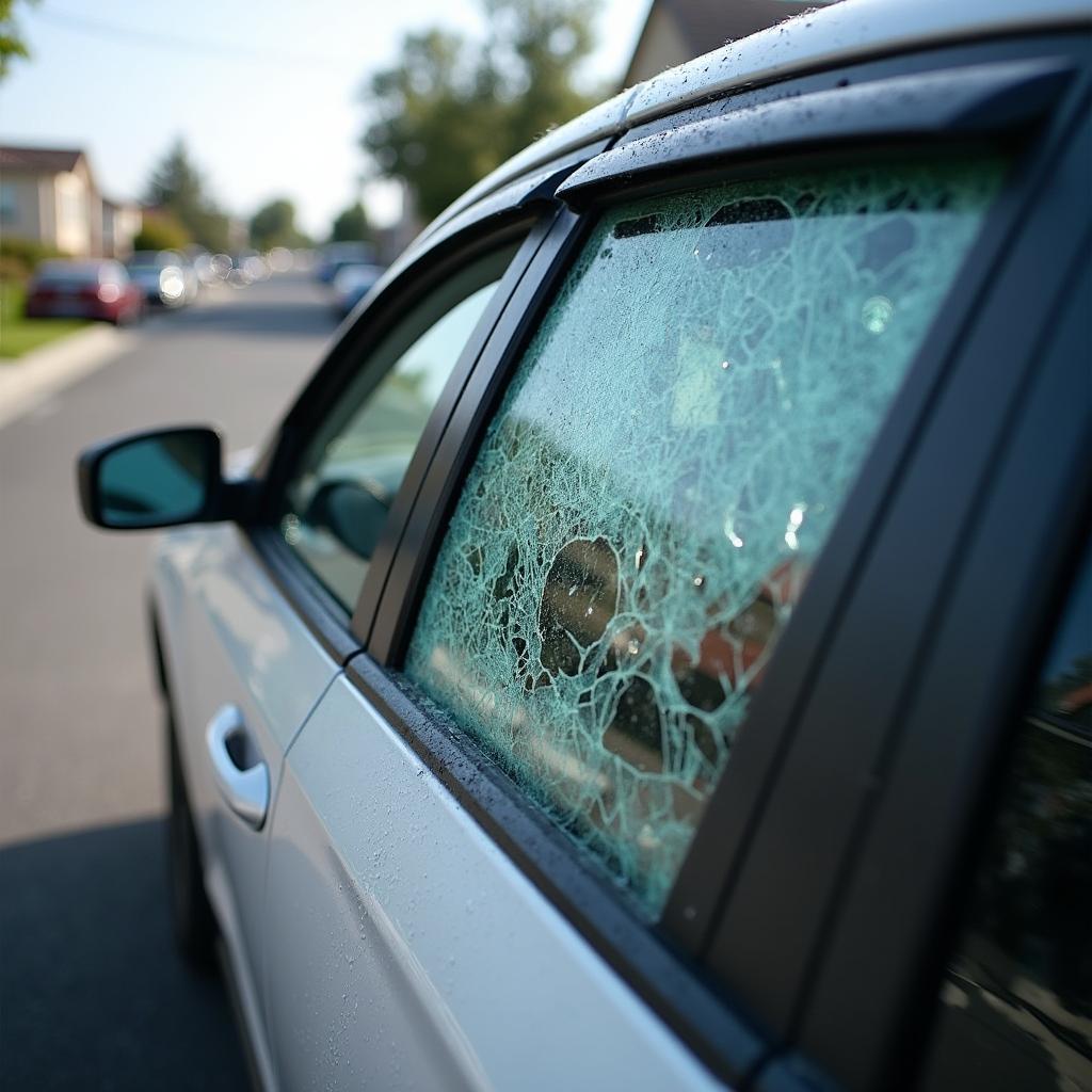 Car Window Damage in Huntington Park