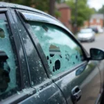 Car Window Damage in Huntsville