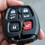 Damaged Hyundai Key Fob