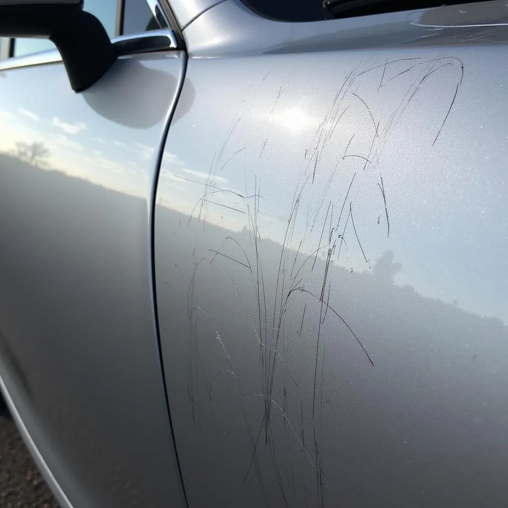 Assessing the Depth of Car Paint Scratches