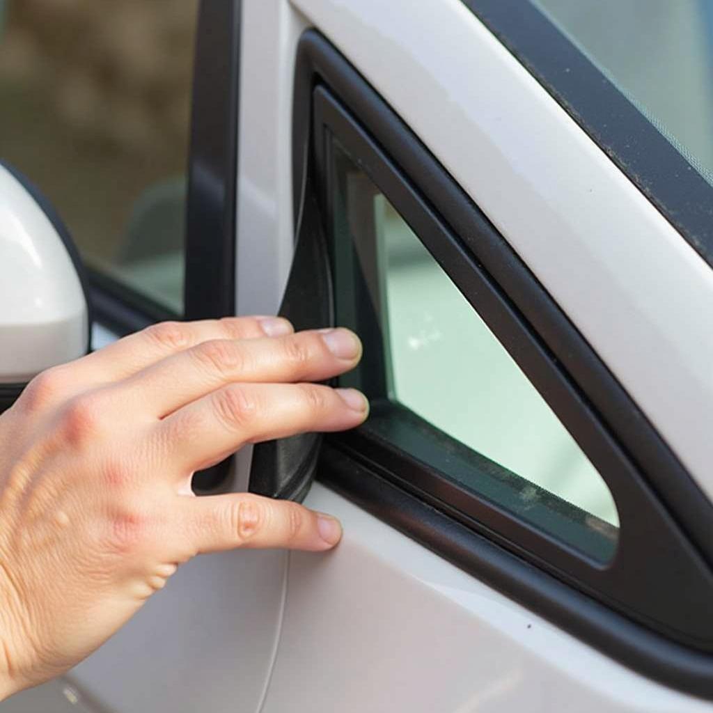 Installing a New Car Window Seal