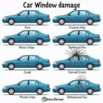 Jeep Liberty Window Damage Types