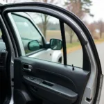 Jeep Liberty with a stuck window