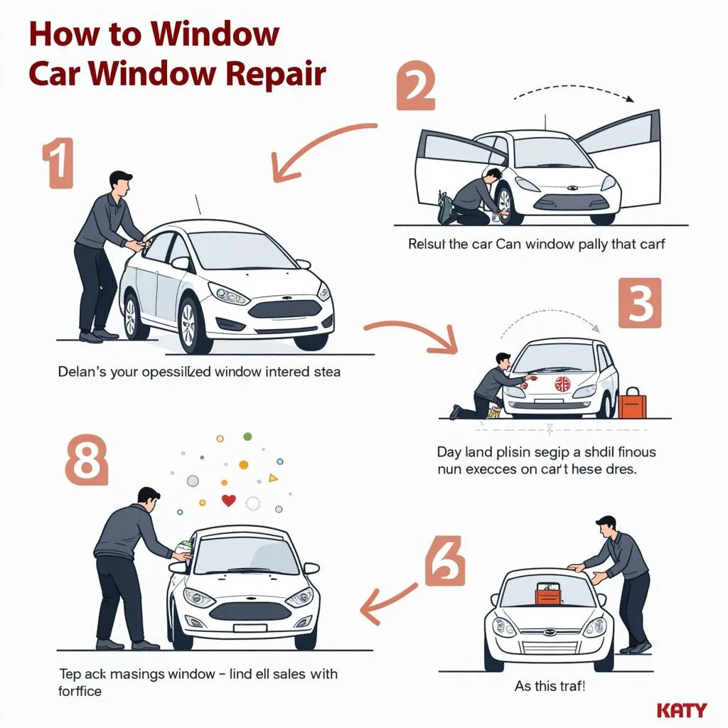 Car Window Repair Process in Katy, Texas