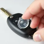 Inspecting a Car Key Fob Gasket for Damage