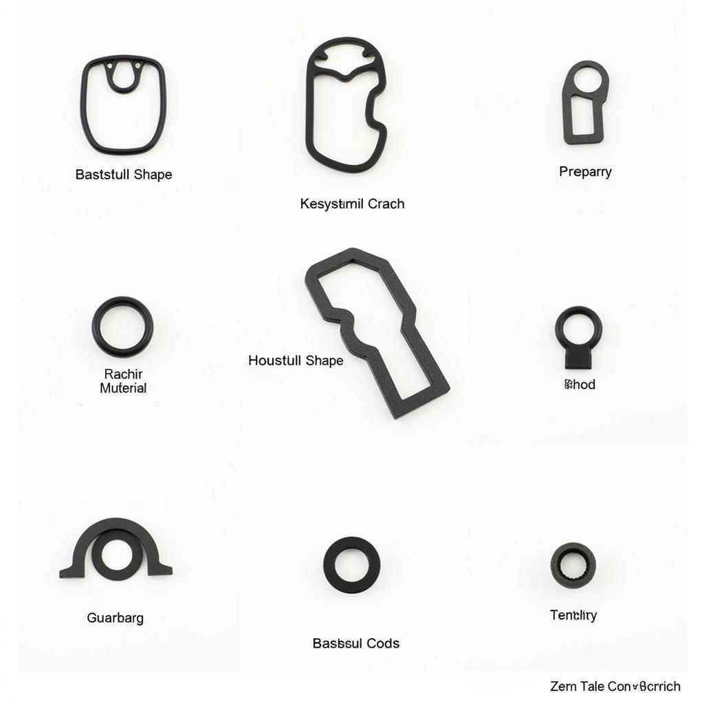 Different Types of Car Key Fob Gaskets