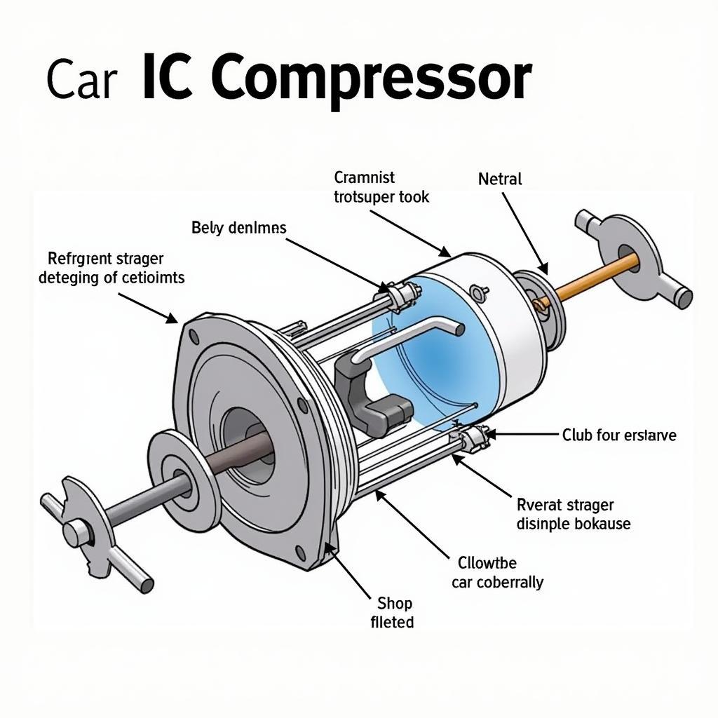 Key West Car AC Repair Compressor Diagram