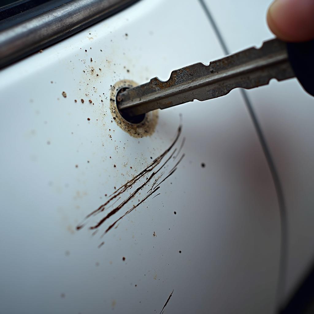 Types of Keyed Car Damage