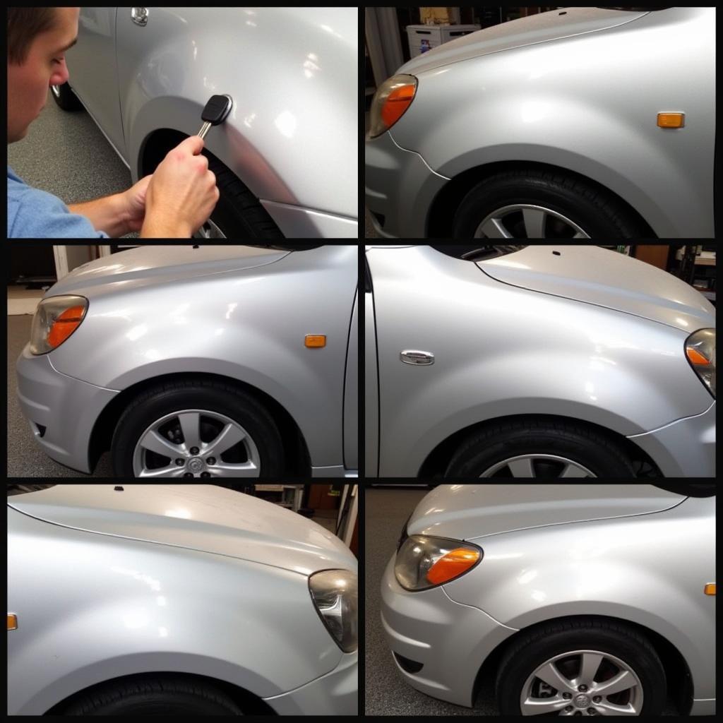 Keyed Car Repair Process from Assessment to Completion